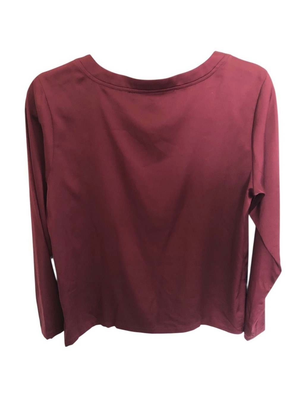 Insight NWT Satin Feel Round Neck Top Basic Minimalist Evening Wear Versatile - Picture 2 of 8